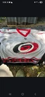 Reebok Carolina Hurricanes White NHL Hockey Team-Signed Autographed Jersey