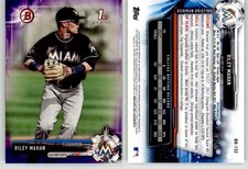 Riley Mahan 2017 Bowman Draft Purple BD-132 /250 Marlins 1st