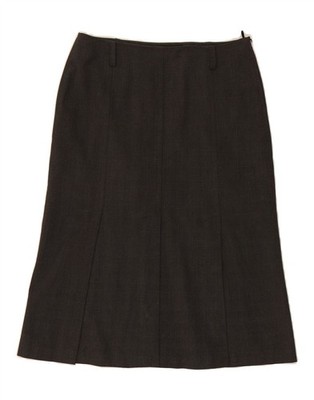 Marella Damen A-Linien Rock UK 12 Medium W30 Grau Polyester BC07