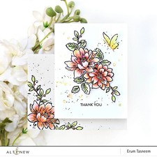 Altenew Sunlit Flowers Photopolymer Stamps  Sunlit Butterflies Dies