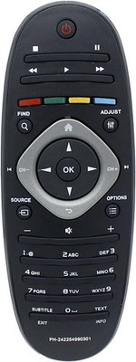 PH-242254990301 Ersatz Fernbedienung passend fur Philips Smart LED TV 32PFL76X