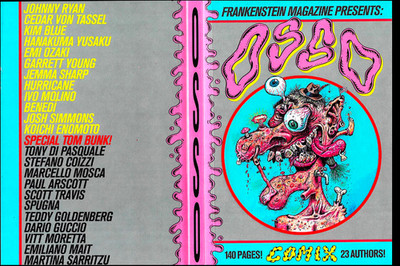 FRANKENSTEIN MAGAZINE PRESENTS BONE COMIC SELF PRODUCTION NEW ITALIAN