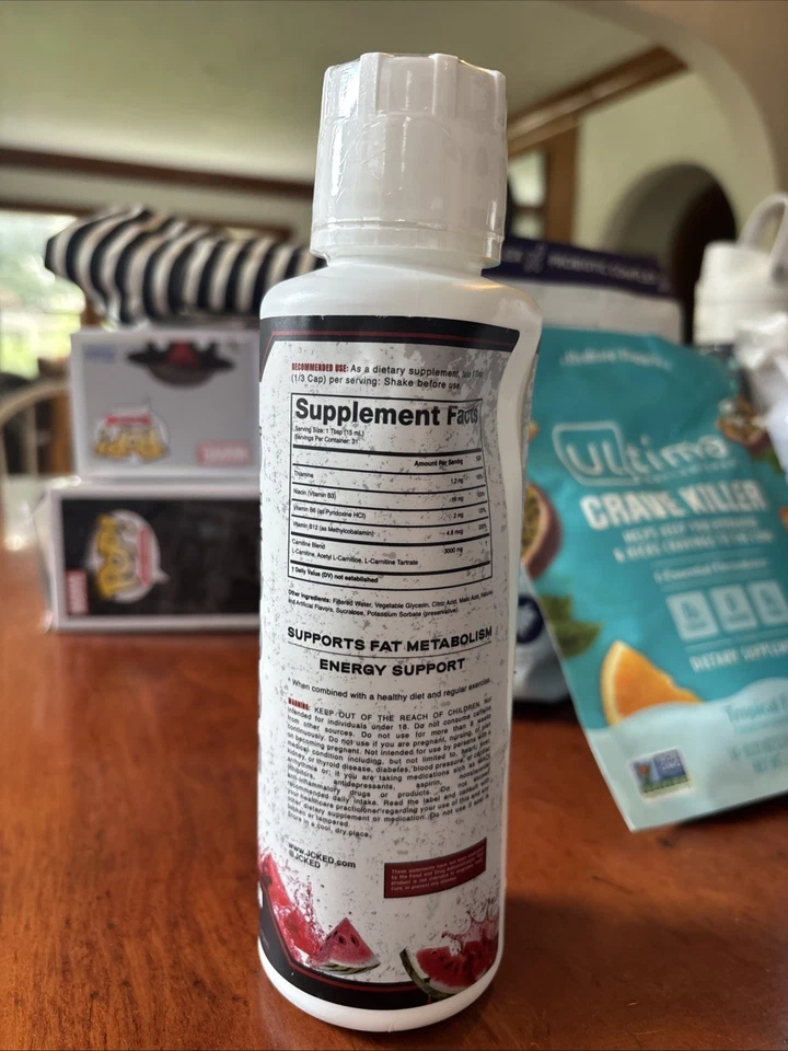 Sandía agria líquida Jcked L-carnitina 31 porciones Foto 4 de 4