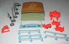 Marx 1960s American Airlines Hangar and Airport Accessories