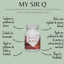 My Sir-Q Caps Ismerely Un Producto 100% Natural Con El Sello De La Compañía