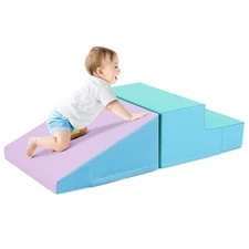 Step and Slide Climber for Infants and Toddlers Baby Soft Foam Structure Blocks