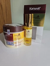 Karseell Maca Care System Essence Oil for Damaged Hair 1.69 oz/ Collagen 16.9 Oz