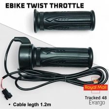 Ebike Full Twist Throttle SM 3 Pin Electric Bike Right Hand Bike Grip MTB