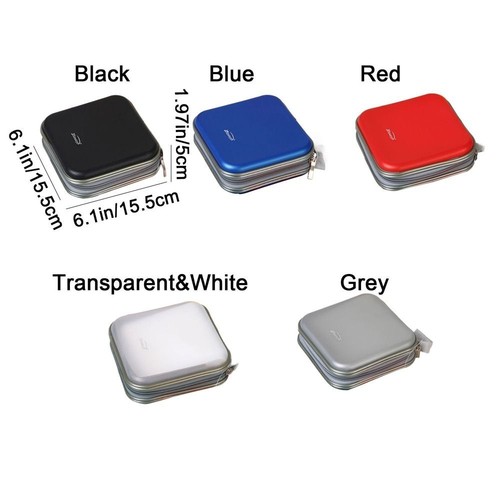 40 Capacity Double-side CD DVD Storage Case Disk Collection Storage Bag Car - Afbeelding 2 van 17