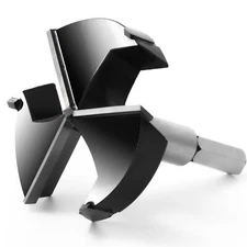 Vouyar 3 Inch Forstner Drill Bit Triple-Flute Carbide Tipped Forstner Bit for...