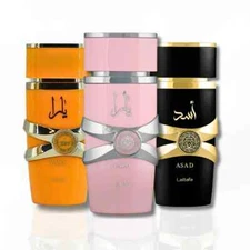 Lattafa for Unisex 3 Piece Eau de Parfum Gift Set (Yara for Women + Yara Tous fo