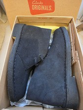 Clarks Desert Boot - Polacchini In Suede Blu- Navy - Numero 37 NUOVI