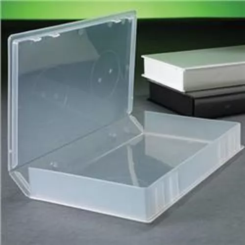3 NEW CLEAR VHS VIDEO LIBARY CASE W/FULL SLEEVE PSV14