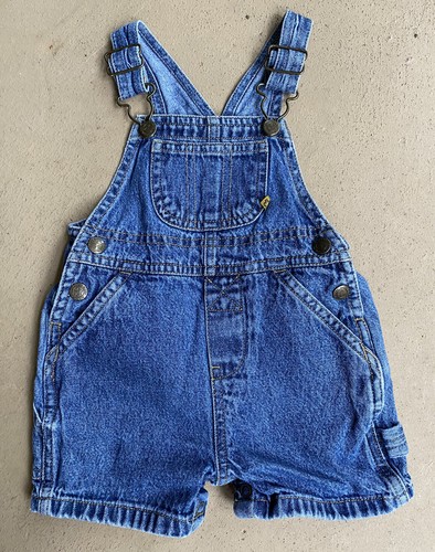 Infant Denim Shortalls 6-9 Months Old 