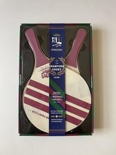 Brand New The Champions Court Club Wooden Paddleball Set Red