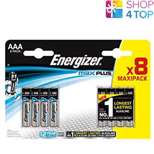 20 Batterie AAA Alcaline ENERGIZER Industriali 1.5V - LR03, Scadenza 2031, Made In USA