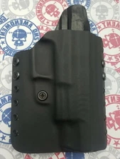 QUICK SHIP Tactical OWB Black Kydex Holster for SPRINGFIELD XDm 9/40 2A 2AGW