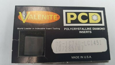 VALENITE PCD RG-IC740-LC1451 107285TM7 POLYCRYSTALLINE DIAMOND INSERT