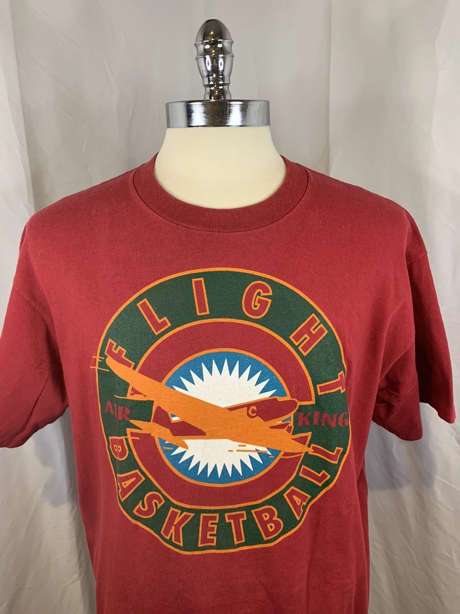 Vintage 90s Nike Made in USA Flight T Shirt Size Mens Large Flying Quality Wings