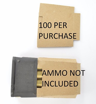 100X M1 Garand USGI 8RD enbloc clip cardboard Inserts Silencers Bandoleer