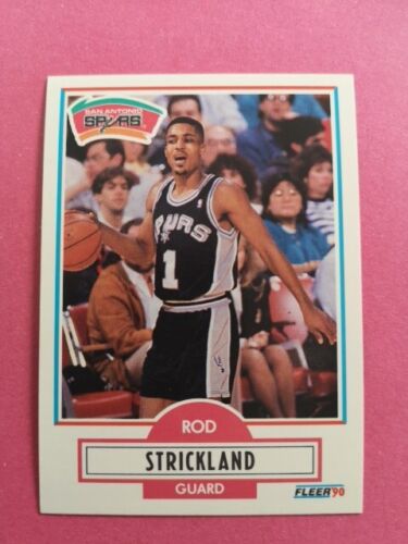 Rod Strickland San Antonio Spurs Carte Basket NBA Fleer 1990-91 #173 - Picture 1 of 1