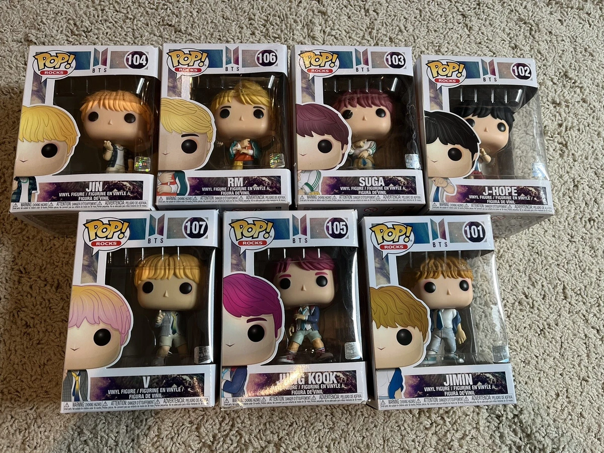 Funko Pop BTS KPOP DNA first edition ROCKS LOT OF 7 DAMAGED WT PROTECTORS✅