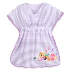Disney Store Princess Tangled Rapunzel Swimsuit Cover Up Girl Size 5/6