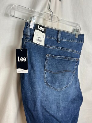 Lee Women's Seattle Fog Blue Denim 26 Midrise Capri Crop