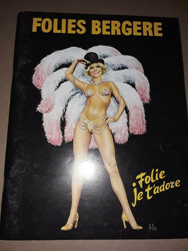 French Vintage FOLIES BERGERE  Souvenir Magazine