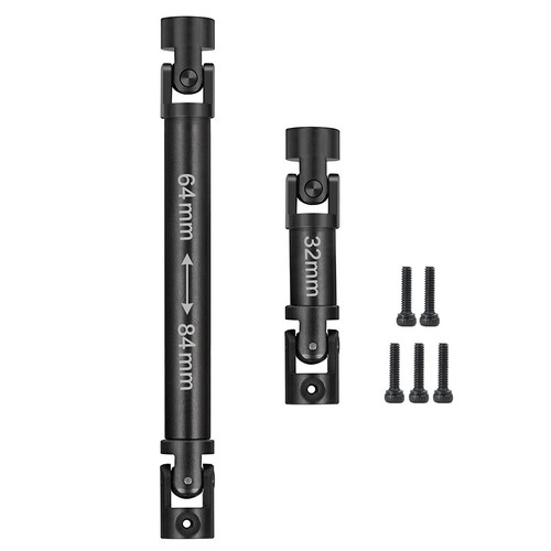 1pair Steel Center Driveshaft Black for Axial SCX24 90081 RC Crawler Accessories - Picture 9 of 9