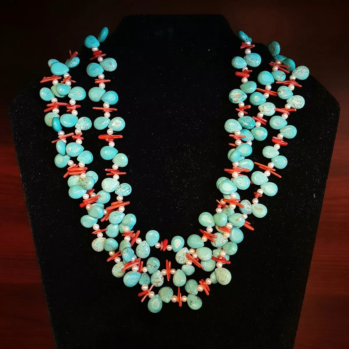 Sterling silver 3 layer necklace deals
