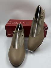 Capezio 2 Student Footlight 650 Women Dance Shoe Tan Mary Jane 9.5M