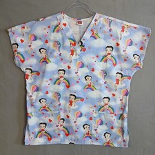 Betty Boop Women's Scrubs Top Estimated Size XL