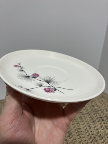 Vintage Canonsburg Pottery Skyline “Wild Clover” 6-1/4” Saucer Plate - Picture 5 of 6