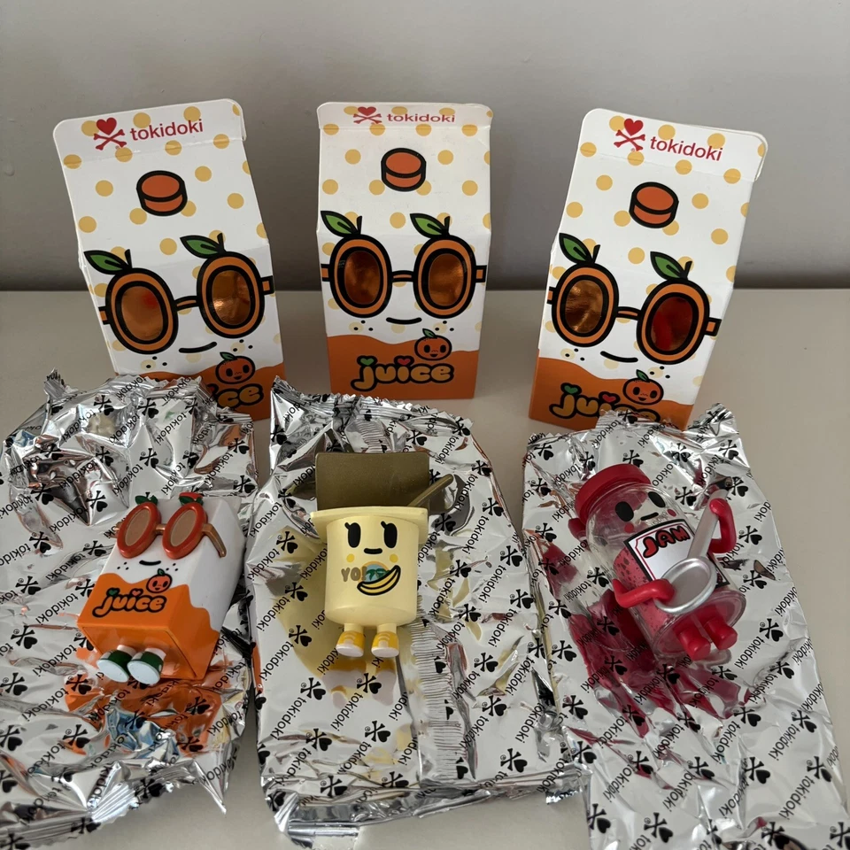 TOKIDOKI MOOFIA BREAKFAST BESTIES LOT OF 3-BERRY JAMZ,JUICE JUICE,NANA - Image 4 of 4