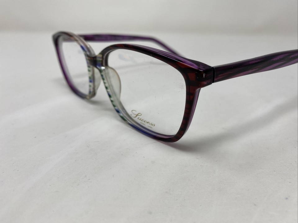 Success SS-105 PURPLE/MIST 54-15-140 Full Rim Plastic Eyeglasses Frame ...