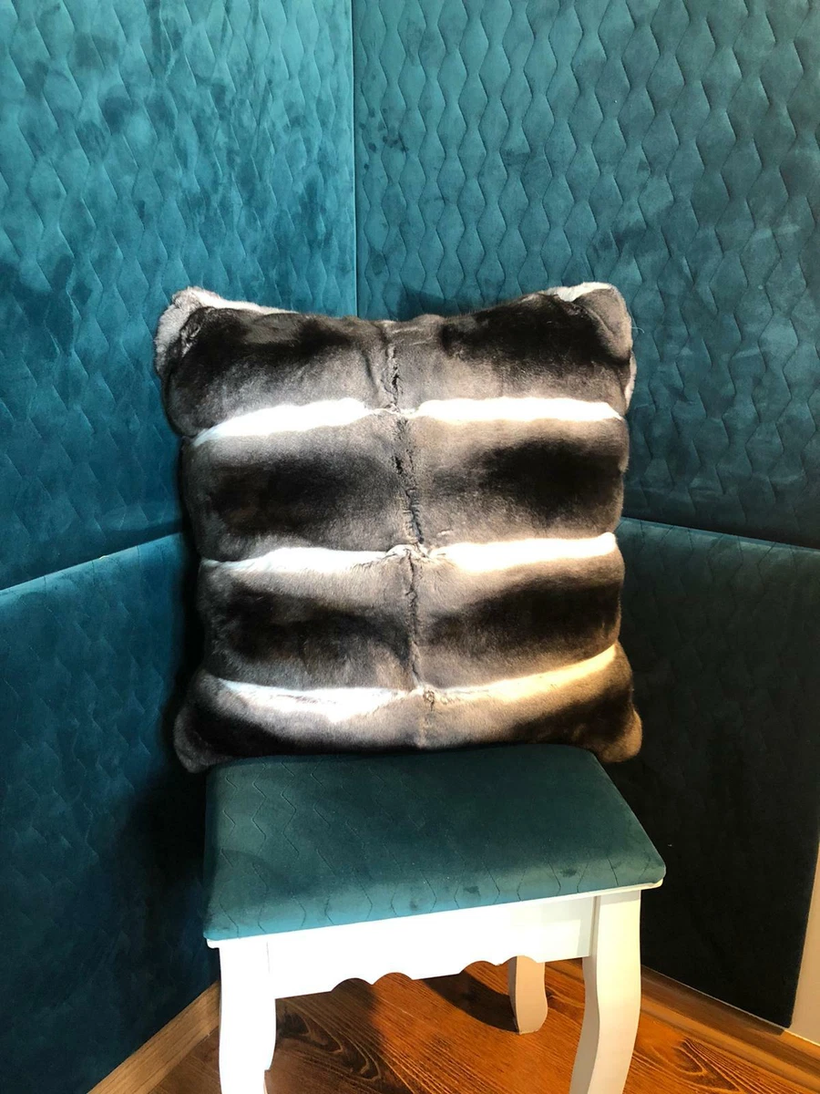 chinchilla fur pillows chinchilla pelts fur pillow sable