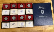 America's First Medals United States Mint 13 Piece Collection Coin Display Album