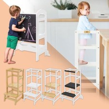 Torre di apprendimento montessoriana per bambini in legno naturale vari modelli