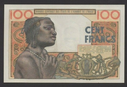 West African States … P-301cb … 100 Francs … 20.3.1961 ... GEM*UNC*. - Picture 2 of 2