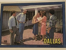 Dallas Tv Show Trading Card #10 JR Ewing Larry Hagman Jim Davis