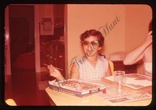 Girl Paint By Number Craft Master Art Americana 1950s Slide 35mm Sunglasses
