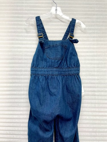 Old Navy Unisex Dark Wash Jean Overalls for Toddler Size 4T - NWT - Picture 2 of 10
