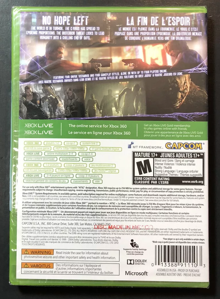 Jogo Resident Evil 6 para Xbox 360 - Capcom - Premium Computadores