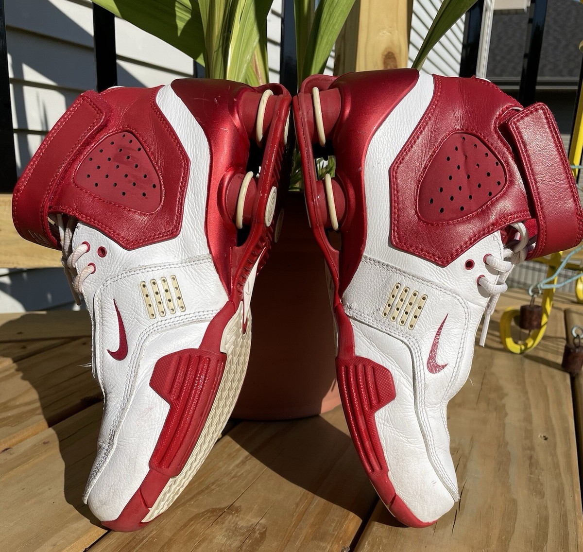 2006 NIKE SHOX ELITE Mens Basketball Shoes Sz 7.5 US/ 6.5 UK White