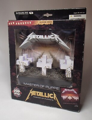 2006 METALLICA Master of PUPPETS McFarlane toys 3D Album vinyl