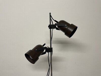 Vintage Stehlampe Metall / Industrial / Lampe Leuchte Gebraucht Lesen Mid Centur