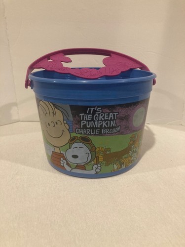 2016 McDONALDS IT’S THE GREAT PUMPKIN CHARLIE BROWN HALLOWEEN BUCKET PAIL 50 YRS