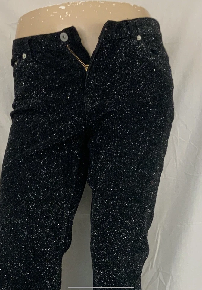 Jeans Buffallo Talla 30 Negro Bootcut Brillo Mezcla Algodón Hong Kong YGI V1-35 Foto 3 de 4