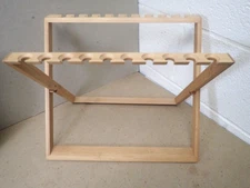 Eco-Friendly Wooden Multi-Purpose Drying Rack Necklace Display Herb Flower Dryer